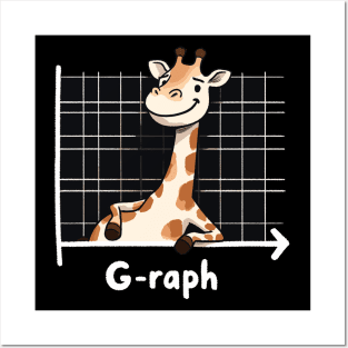 Graph Mathamatic Giraffe Posters and Art